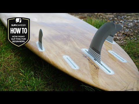 SUP Basics - How Many SUP Fins for Beginner Paddlers / How to video thumbnail