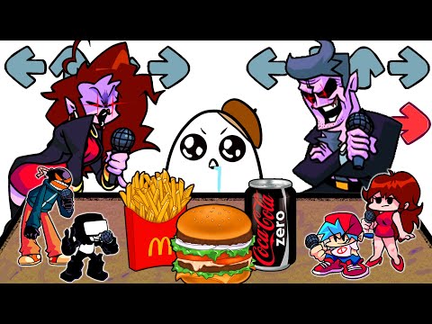 MUKBANG vs Friday Night Funkin COMPLETE EDITION #4 | GH'S ANIMATION