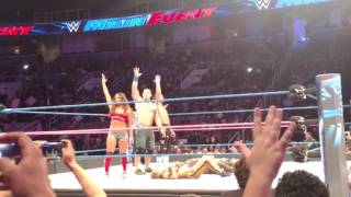 John Cena, Nikki Bella, Dolph Ziggler 15-Knuckle Shuffle @ WWE Main Event SJ (10/11/16) [1080P]