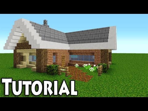 Minecraft How To Build A Cool Small Easy Survival House Tutorial