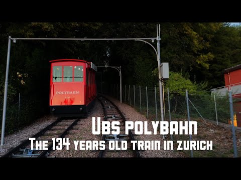 The 134 years old train that goes up the steep hill every 2 minutes in Zurich