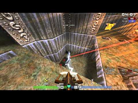 Quake 1/QuakeWorld: 2on2 dm4 #3 Carapace Maga vs Milton Henu
