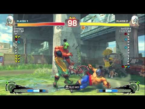 Iori [Fuerte] vs yonngou [Fuerte] SSF4 Japanese Online Ranked Matches - TRUE-HD