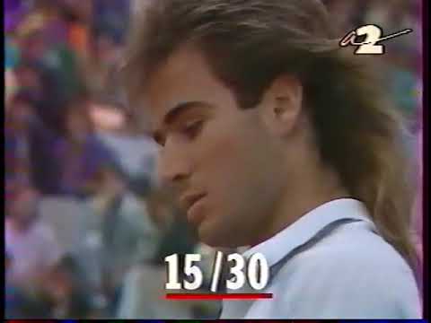 1988   ROLAND GARROS   QF   AGASSI PEREZ ROLDAN 1 o o 2