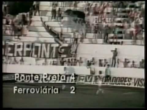 Ponte Preta 4 x 2 Ferroviária - Paulistão 1984