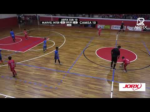 MARVEL INTER X CAMISA 10   FUTSAL SUB 10