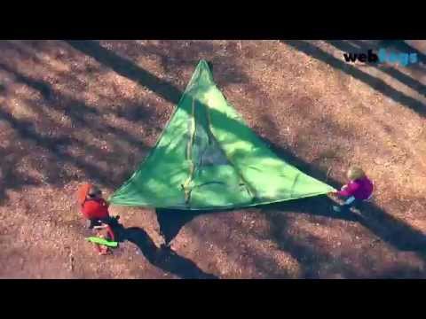 How to pitch a Tentsile Stingray Tent - Suspended Tree Tent Camping Experience