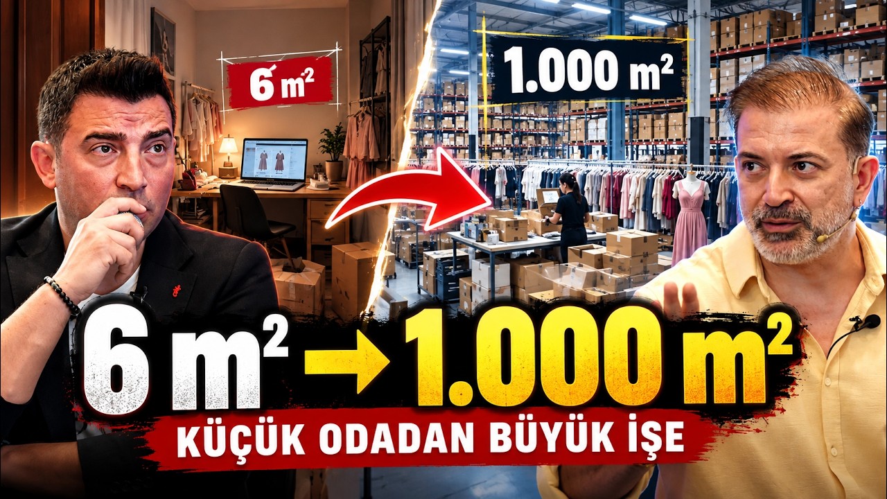 6 Metrekarelik Odadan 1.000 m² Depoya! E-Ticaret Hikâyesi