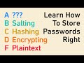 Password Storage Tier List Encryption Hashing Salting Bcrypt And Beyond