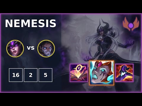 [ Nemesis ] Syndra MID vs Sylas | KR MASTER | LOL Season 2022