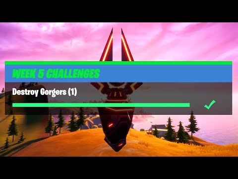 Destroy Gorgers (1) All Locations - Fortnite Week 5 Challenges