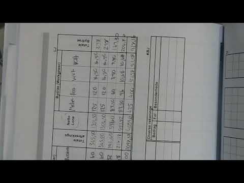 Salarisse en Lone   Loonjoernaal Oorboeking