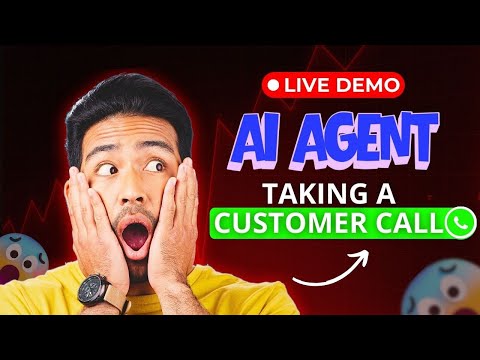The video provides a live demonstration of Service Business Tools' AI agent handling customer calls and automating HVAC appointments.
