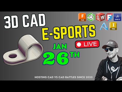 Model Monday Live | CAD Speed Modeling Battles, Tutorials, Tips and Tricks (January 26th, 2026)