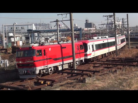 #136【名鉄】惜別1700系 1701F1702F廃車回送 EL120電子笛あり