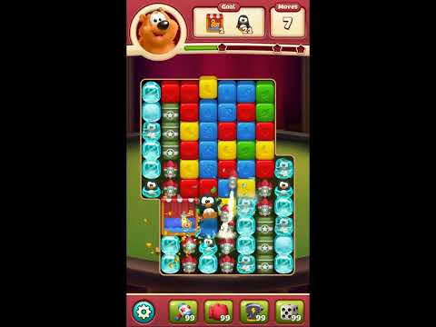 Toon Blast Level 8007 - NO BOOSTERS 🐻🐺🐱 | SKILLGAMING ✔️