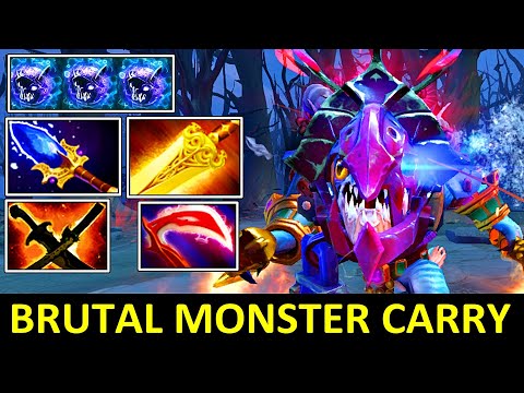 BRUTAL MONSTER CARRY [ SLARK ] NEW BUILD WITH RADIANCE - FULL TEAM FIGHT - GAMEPLAY