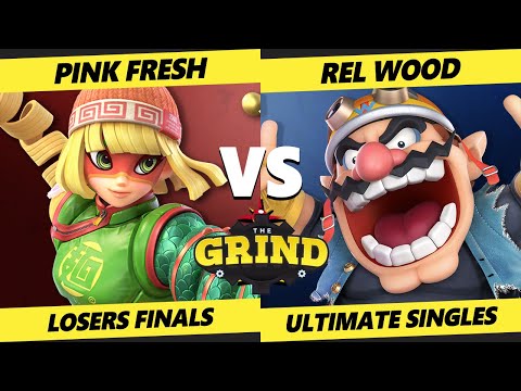 The Grind 241 Losers Finals - Pink Fresh (Min Min) Vs. Rel Wood (Wario) Smash Ultimate - SSBU