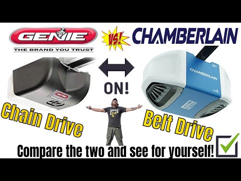 Garage Door Opener Comparison⚡Genie or Chamberlain⚡Belt or Chain Drive