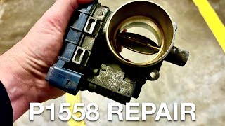 P1558 code diagnosis and repair for a 2016 VW Jetta EA211 1.4 turbo