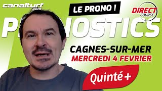 emission video des courses turf pmu du Mercredi 4 février 2026