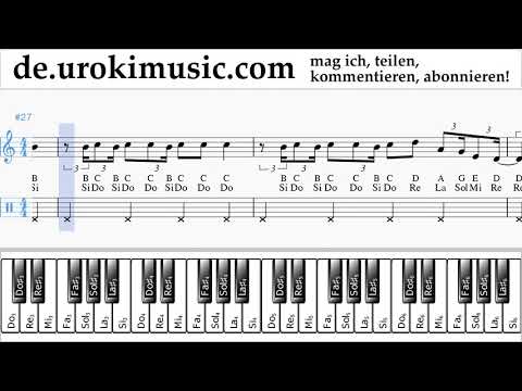 Klavier Lernen (rechte Hand) Jonas Brothers - Cool Tabulatur um-i-n995