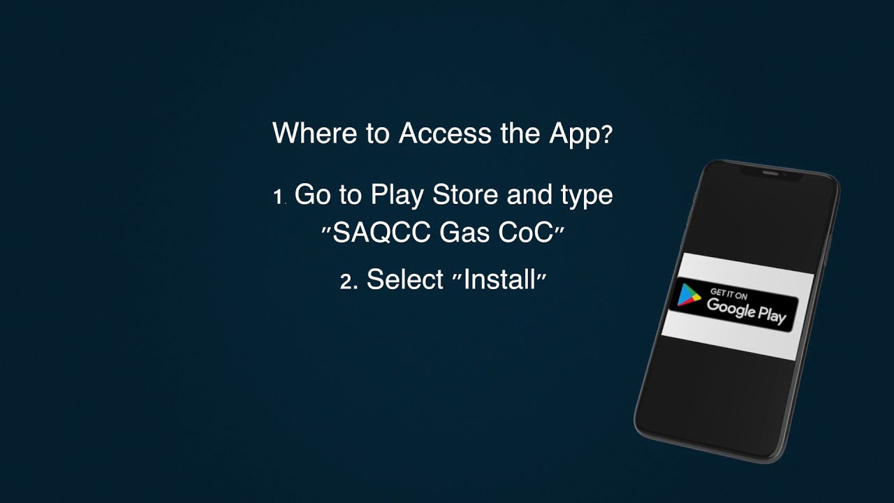 SAQCC Gas: Digital CoC