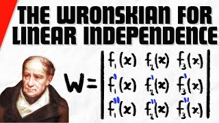 Linear Independence of Functions with Wronskian | Linear Algebra