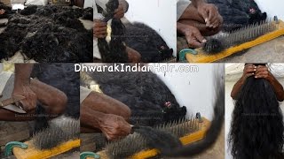 Human Hair Wholesale Factory In Chennai India | Raw Temple Hair To Extensions