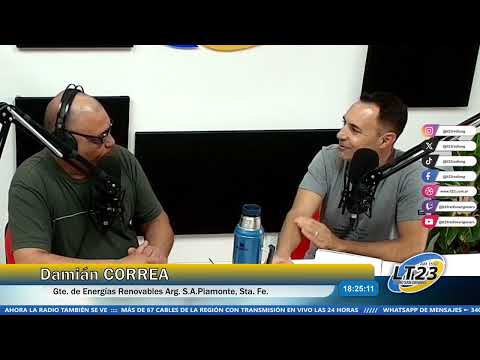 Entrevista a Damián CORREA Gte. de Energías Renovables Arg. S.A.Piamonte, Sta. Fe. | Zona Rural