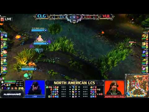 Counter Logic Gaming vs Vulcun - LCS 2013 NA Spring W10D2