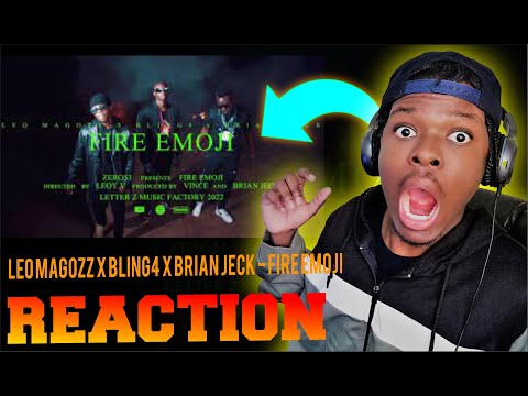 Leo Magozz x Bling4 x Brian Jeck - FIRE EMOJI Official Video | REACTION!!