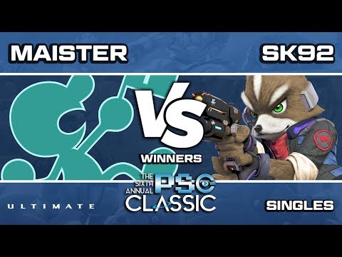 PSG Classic 2019 Smash Ultimate Anahuac | Maister (Game&Watch) vs SK92 (Fox/Wolf) Winners Round 4