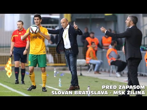 Pred zápasom ŠK Slovan Bratislava - MŠK Žilina