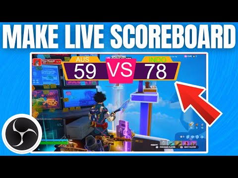 How To Make Live Scoreboard For OBS
