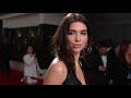 Dua Lipa At The Grammy S Red Carpet 2016