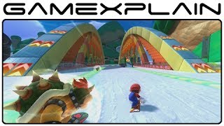 Mario & Sonic at the Sochi 2014 Olympic Winter Games - Mushroom Bridge Snowboarding (Wii U Gameplay)