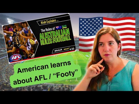 The Rules of Australian (Aussie Rules) Football - EXPLAINED! | American Reacts