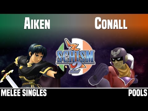 Schism 2 - Aiken (Marth) vs Conall (Captain Falcon) - MELEE SINGLES - POOLS
