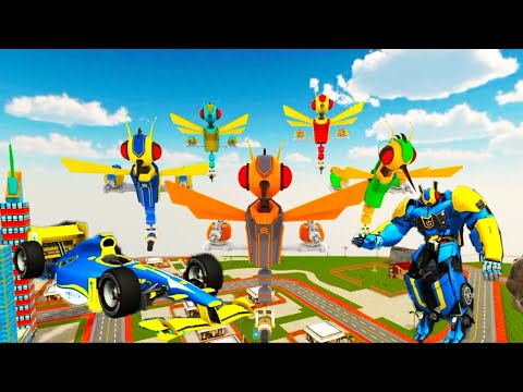 New Optimus Prime Multiple Robot Car Dragon Fly Transform Games 2021