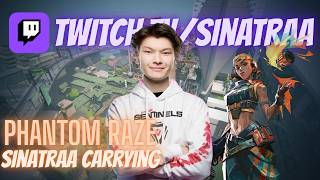 sinatraa Raze Split RADIANT RANKED