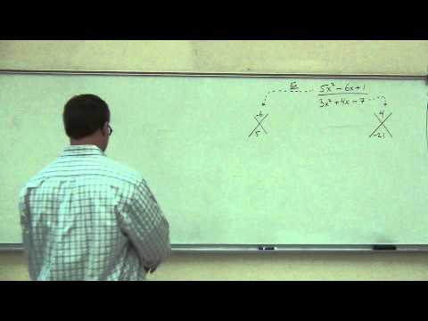 Intermediate Algebra Lecture 7.1:  Defining and Simplifying Rational Expressions