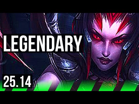 ELISE vs SHACO (JGL) | Legendary | KR Master | 25.14