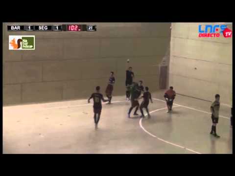 Gol de Esteban Cejudo (2-1) en el FC Barcelona Lassa - Naturpellet Segovia