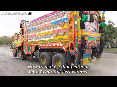 how to make a dumper body with truck art full video