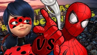 Ladybug VS Spider-Man l Batallas Revolucionarias Rap l Especial de San Valentin l T3