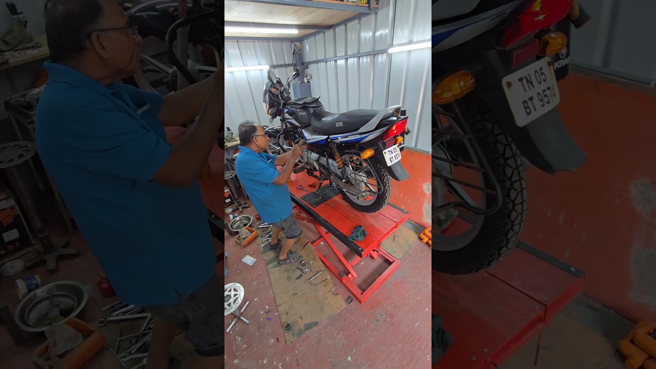 Complete Bajaj CT100 Full Service | Maintenance, Engine Check & Smooth Ride!