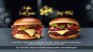 McDonald´s Signature – Cheddar & Smoky Bacon et Beef BBQ