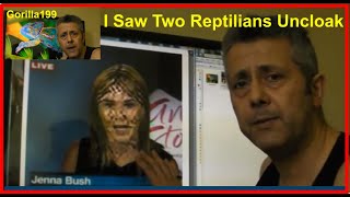 I saw Two reptilians uncloak - by Gorilla199