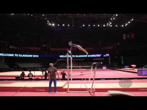 UGRIN Tea (ITA) - 2015 Artistic Worlds - Qualifications Uneven Bars